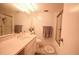 Stylish bathroom with a shower, vanity, and unique bath mat at 805 N 4Th Ave # 903, Phoenix, AZ 85003