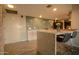 Kitchen featuring an eat-in island and a contrasting backsplash at 805 N 4Th Ave # 903, Phoenix, AZ 85003