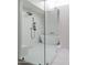 Modern bathroom featuring a glass shower and a white soaking tub at 11199 E Prospect Point Dr, Scottsdale, AZ 85262