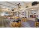 Large game room featuring pool tables, tables with stools, and cozy lighting at 11500 E Cochise Dr # 2067, Scottsdale, AZ 85259