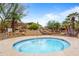 Relaxing hot tub surrounded by lush landscaping and rock features, a tranquil retreat for residents to enjoy at 11500 E Cochise Dr # 2067, Scottsdale, AZ 85259