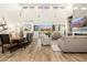 Expansive open-concept living space showcasing seamless integration of living, dining, and outdoor areas at 2656 E Oriole Dr, Gilbert, AZ 85297