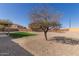 Spacious backyard with low-maintenance landscaping and artificial turf at 35344 N Karan Swiss Cir, San Tan Valley, AZ 85143