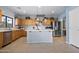 Kitchen with stainless steel appliances and center island, perfect for entertaining and cooking at 5422 W Bryce Ln, Glendale, AZ 85301