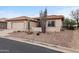 Charming front exterior with desert landscaping featuring cacti and gravel ground cover at 6353 S Eagle Ct, Gold Canyon, AZ 85118