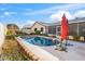 Inviting backyard pool provides the perfect spot for outdoor relaxation at 8736 W Kathleen Rd, Peoria, AZ 85382