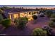 Aerial view of large backyard with desert landscaping and an outdoor seating area at 12936 W Sola Dr, Sun City West, AZ 85375