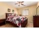 Charming bedroom featuring a comfortable bed and window, creating a relaxing ambiance at 16150 W Hope Dr, Surprise, AZ 85379