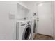 Functional laundry room with modern washer and dryer, offering convenience at 16150 W Hope Dr, Surprise, AZ 85379