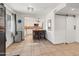 Wet bar features counter seating adjacent to the full kitchen at 17217 E Calaveras Ave, Fountain Hills, AZ 85268