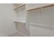 Walk-in closet with built-in shelving and clothing rods at 2251 N 32Nd St # 21, Mesa, AZ 85213