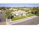 Aerial view of the home highlighting well-maintained landscaping and mature trees adding to the property's charm at 2251 N 32Nd St # 21, Mesa, AZ 85213