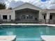 Backyard pool with a safety fence, covered patio and beautiful outdoor space at 2251 N 32Nd St # 21, Mesa, AZ 85213