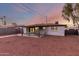 Wide angle view of a large backyard with a covered patio and expansive space at 3637 E Yale St, Phoenix, AZ 85008