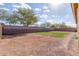 Backyard with plenty of space to create an outdoor living area at 4033 S Harlan --, Mesa, AZ 85212