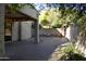 Covered patio with brick pavers and landscaped backyard at 4757 E Amber Sun Dr, Cave Creek, AZ 85331