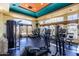 Community gym with treadmills, elliptical machines, and large windows for natural light at 5401 E Van Buren St # 2050, Phoenix, AZ 85008