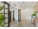 Bright entryway with hardwood floors and a view into additional rooms at 5412 E Tierra Buena Ln, Scottsdale, AZ 85254