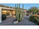 Stylish patio with desert landscaping offering a perfect outdoor retreat at 5742 S Creosote Dr, Gold Canyon, AZ 85118