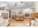 Ornate main bedroom featuring a fireplace, elegant furnishings, and a separate piano area at 616 E Carver Rd, Tempe, AZ 85284