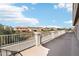 Spacious balcony with mountain views, offering a perfect outdoor extension of the home at 7318 W Paso Trl, Peoria, AZ 85383