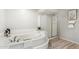 Relaxing bathroom featuring a soaking tub and separate shower, creating a spa-like experience at 7318 W Paso Trl, Peoria, AZ 85383