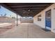 Large covered patio with ceiling fans provides a comfortable outdoor living space at 9134 E Gary Ln, Mesa, AZ 85207