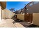 Private backyard patio with a gate and plenty of space for outdoor living at 2040 S Longmore -- # 5, Mesa, AZ 85202