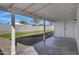 A covered patio overlooks the backyard with a block fence at 2958 E Contessa St, Mesa, AZ 85213
