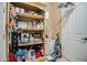 Walk-in pantry with multiple shelves for plenty of kitchen storage at 3010 E Cedar Dr, Chandler, AZ 85249