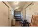 Versatile storage room featuring shelving and organizational pegboard at 3138 W Glenrosa Ave, Phoenix, AZ 85017