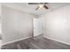Bedroom with ceiling fan and doorway to another room at 545 N 98Th St, Mesa, AZ 85207