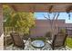 Relaxing balcony area with seating and beautiful tree views at 5525 E Thomas Rd # O8, Phoenix, AZ 85018