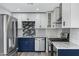 Contemporary kitchen with stainless steel appliances and stylish backsplash at 608 S 7Th St, Avondale, AZ 85323