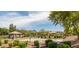 Neighborhood scene of basketball court, covered seating and mature landscaping to enjoy a game or picnic at 1042 S Cheshire Ln, Gilbert, AZ 85296