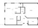 Downstairs floor plan showcasing living and dining areas, kitchen, bathroom, garage and a foyer at 11595 W Holly St, Avondale, AZ 85392