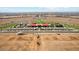 Aerial view of the community amenities, including pool and playground at 11928 E Aster Ln, Florence, AZ 85132