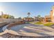 Spacious backyard with a large patio and pool, creating a relaxing and versatile outdoor living area at 15652 N 175Th Ct, Surprise, AZ 85388