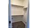 Walk-in closet with wood rods and neutral carpeting for organized storage at 1637 W Green Tree Dr, San Tan Valley, AZ 85144