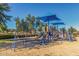 Brightly colored playground with slides and climbing structures, providing a fun and safe outdoor recreational space for  at 1664 E Bridgeport Pkwy, Gilbert, AZ 85295