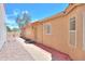 Cozy backyard with low-maintenance gravel and a charming fountain feature at 1762 N Terrace Cir, Casa Grande, AZ 85122