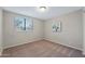 Neutral bedroom with carpet flooring, a window, and modern wall art at 1846 N Sunview --, Mesa, AZ 85205