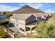 Spacious backyard showcasing mountain views, a playground, and a covered patio at 22905 N 19Th Way, Phoenix, AZ 85024