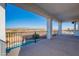 Covered patio featuring beautiful desert landscape with a pool view at 30402 W Vale Dr, Buckeye, AZ 85396