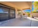 Cozy covered patio with table and chairs, perfect for outdoor dining and relaxation at 4266 E Cassia Ln, Gilbert, AZ 85298