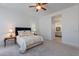 Bedroom featuring a ceiling fan and carpeted floors at 4266 E Cassia Ln, Gilbert, AZ 85298