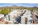 An aerial view of modern townhouses in a community, showcasing contemporary design and convenient layout at 6301 N 12Th St # 14, Phoenix, AZ 85014