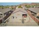 Home featuring a covered patio, desert landscaping, and a fenced backyard at 6589 E Casa De Leon Ln, Gold Canyon, AZ 85118