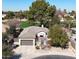 Aerial view of a single-Gathering home showing its desert landscaping and tile roof with golf course view at 800 W Palo Brea Dr, Litchfield Park, AZ 85340