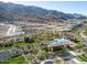 Aerial view of a community pool and cabana in a desert landscape at 9814 S 11Th St, Phoenix, AZ 85042